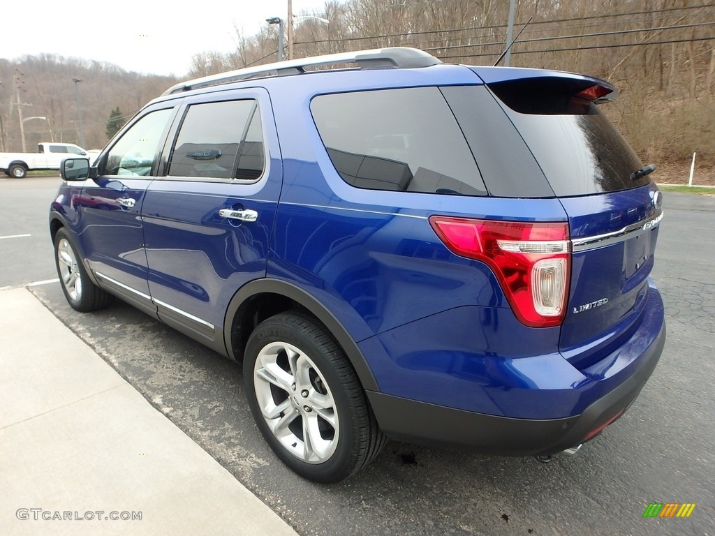 2015 Explorer Limited 4WD - Deep Impact Blue / Charcoal Black photo #5