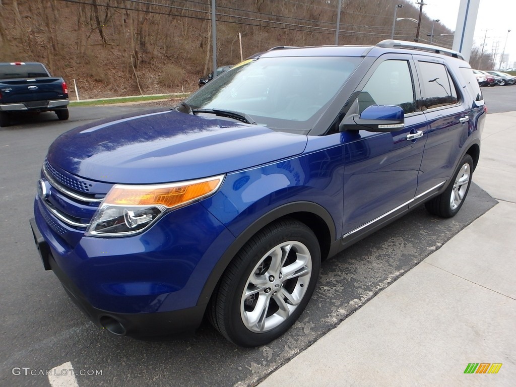 2015 Explorer Limited 4WD - Deep Impact Blue / Charcoal Black photo #7