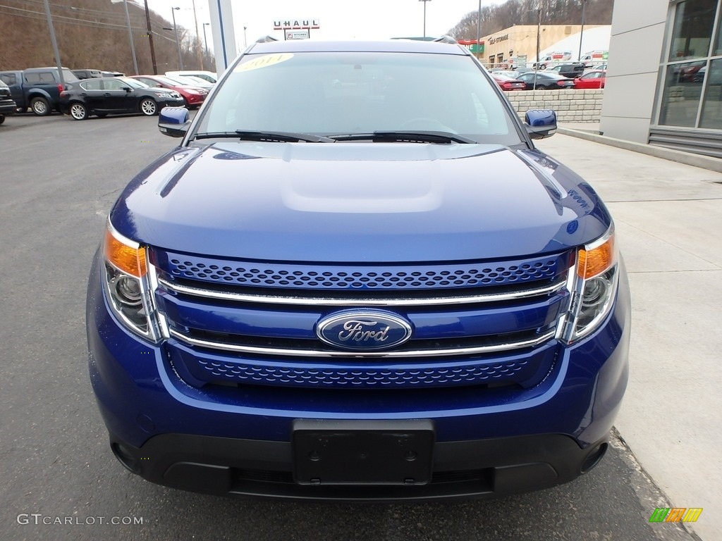 2015 Explorer Limited 4WD - Deep Impact Blue / Charcoal Black photo #8