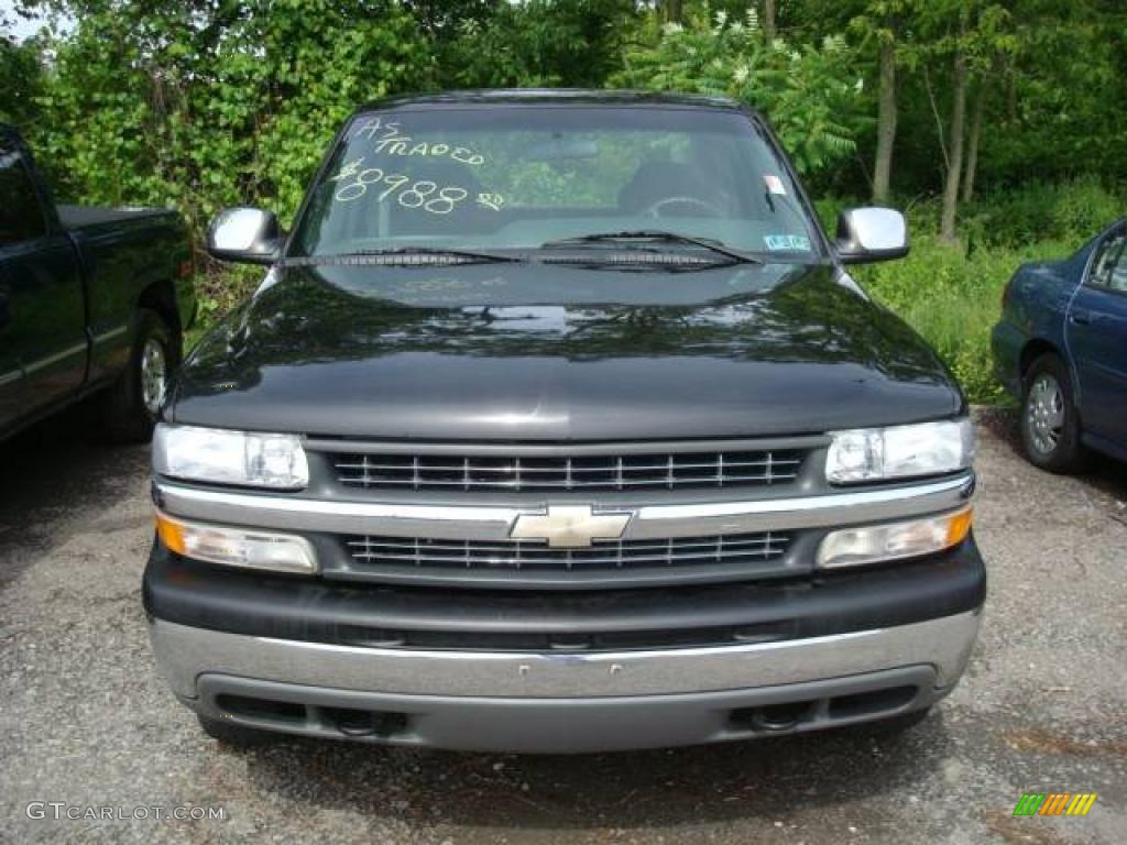 2001 Silverado 1500 Extended Cab 4x4 - Onyx Black / Graphite photo #6