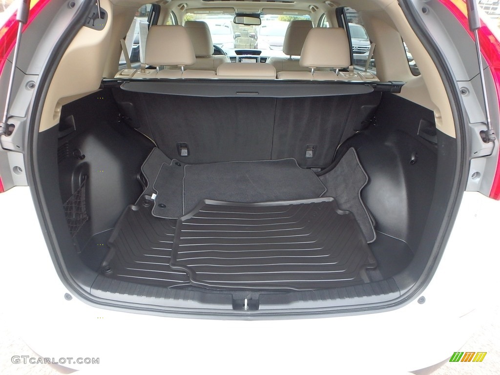 2015 CR-V Touring - White Diamond Pearl / Beige photo #5