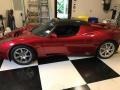 Radiant Red Metallic 2010 Tesla Roadster Sport