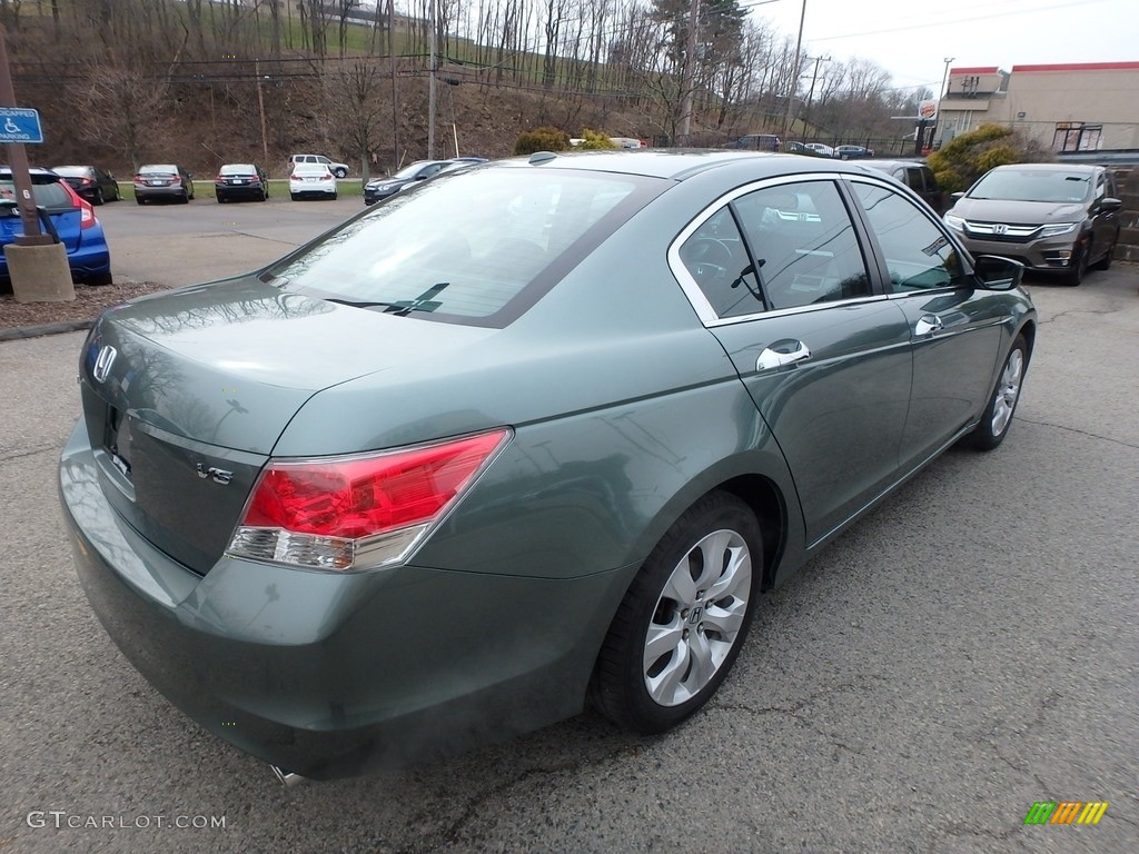 2010 Accord EX-L V6 Sedan - Mystic Green Metallic / Black photo #5