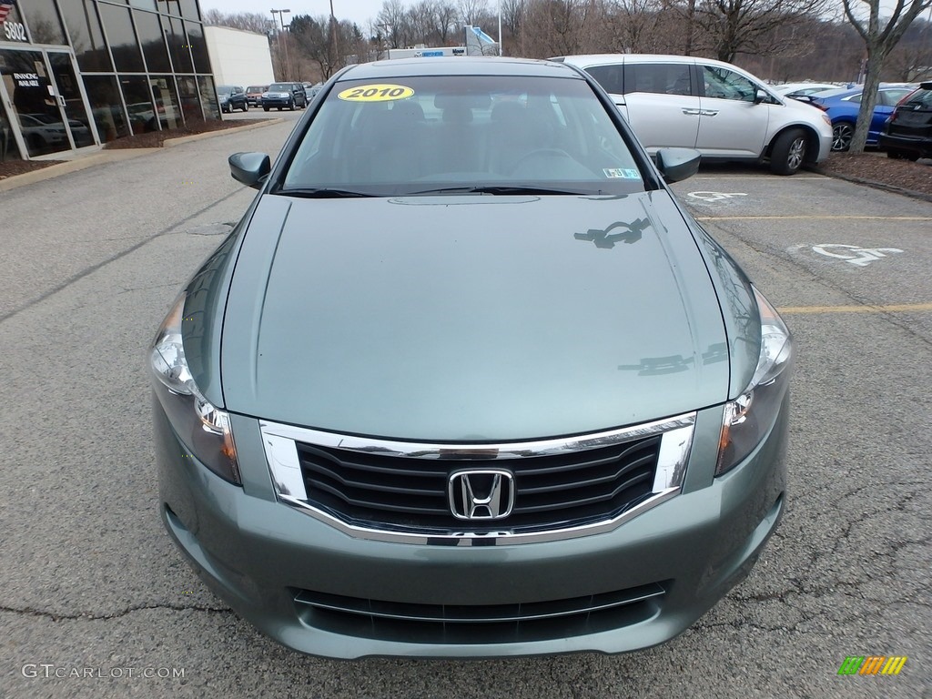 2010 Accord EX-L V6 Sedan - Mystic Green Metallic / Black photo #8