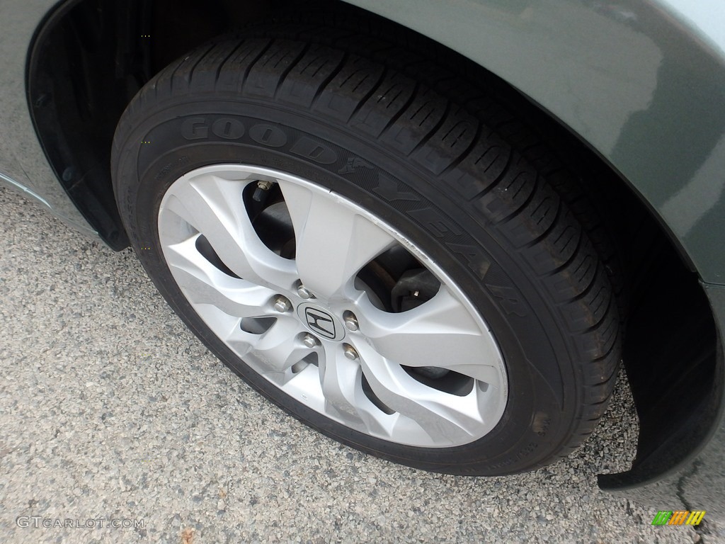 2010 Accord EX-L V6 Sedan - Mystic Green Metallic / Black photo #9