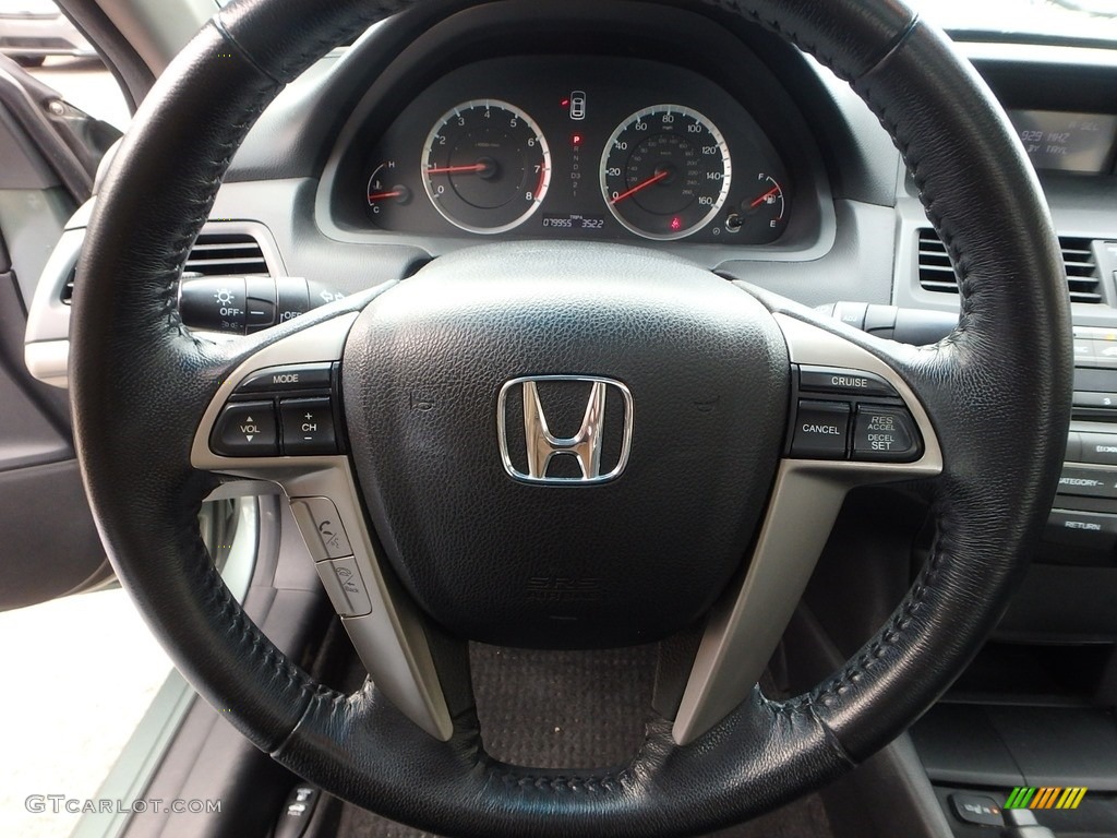 2010 Accord EX-L V6 Sedan - Mystic Green Metallic / Black photo #20