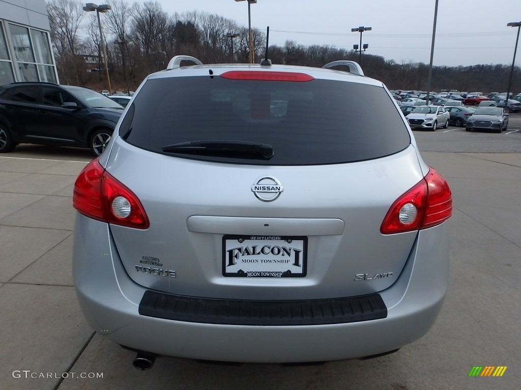 2010 Rogue SL AWD - Silver Ice / Black photo #3