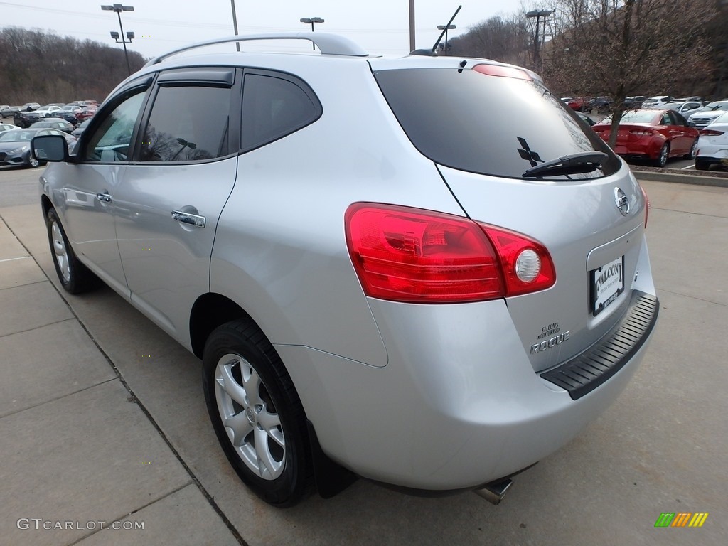 2010 Rogue SL AWD - Silver Ice / Black photo #5