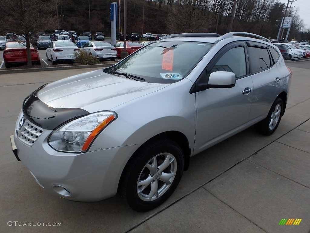 2010 Rogue SL AWD - Silver Ice / Black photo #7