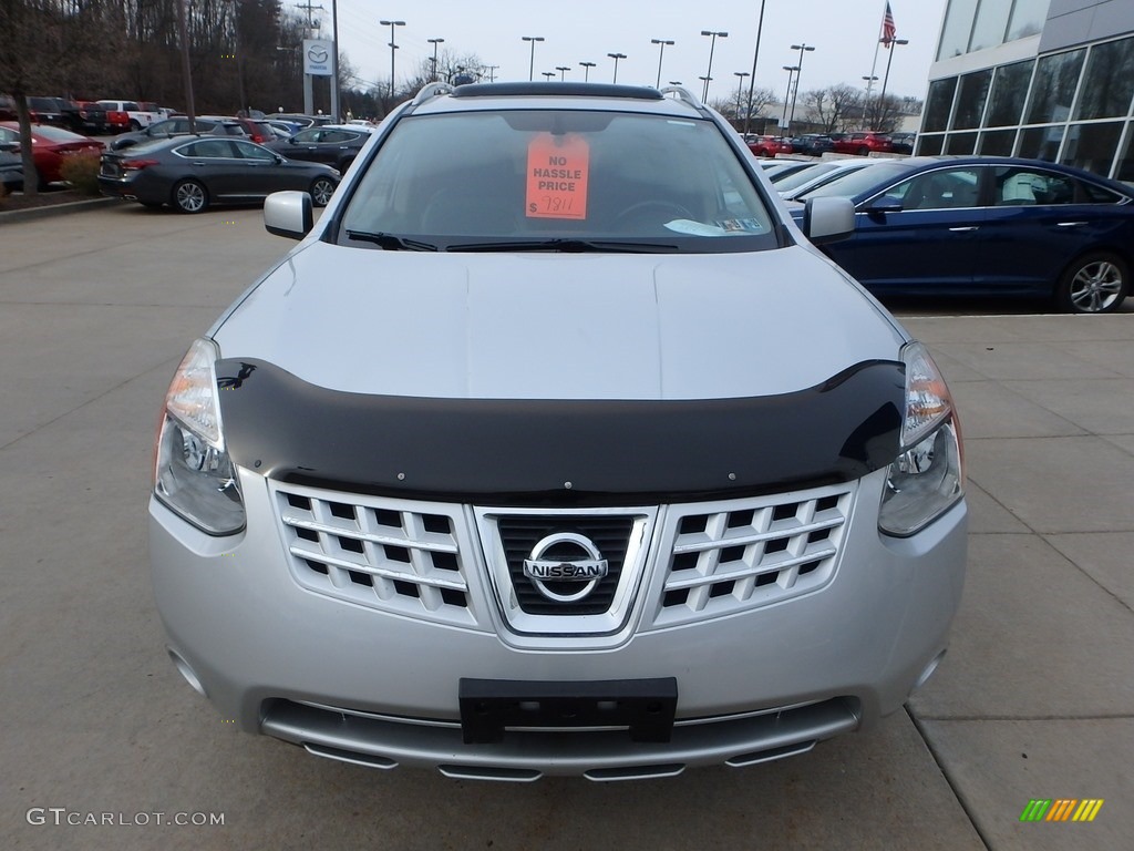 2010 Rogue SL AWD - Silver Ice / Black photo #8