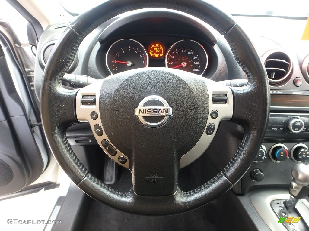 2010 Rogue SL AWD - Silver Ice / Black photo #22