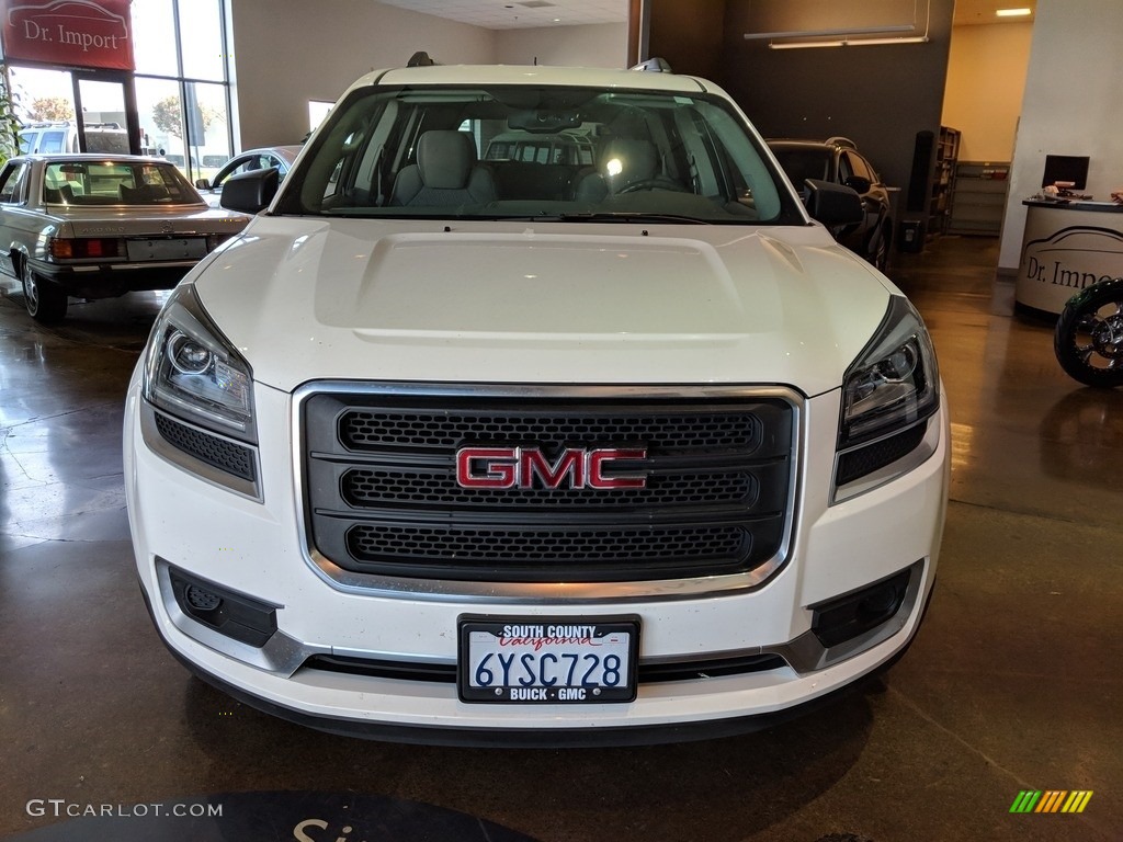 2013 Acadia SLE - Summit White / Light Titanium photo #2