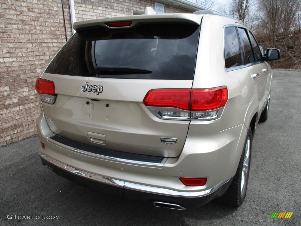 2014 Grand Cherokee Summit 4x4 - Cashmere Pearl / Summit Grand Canyon Jeep Brown Natura Leather photo #3