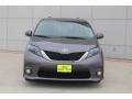 2015 Predawn Gray Mica Toyota Sienna SE  photo #2