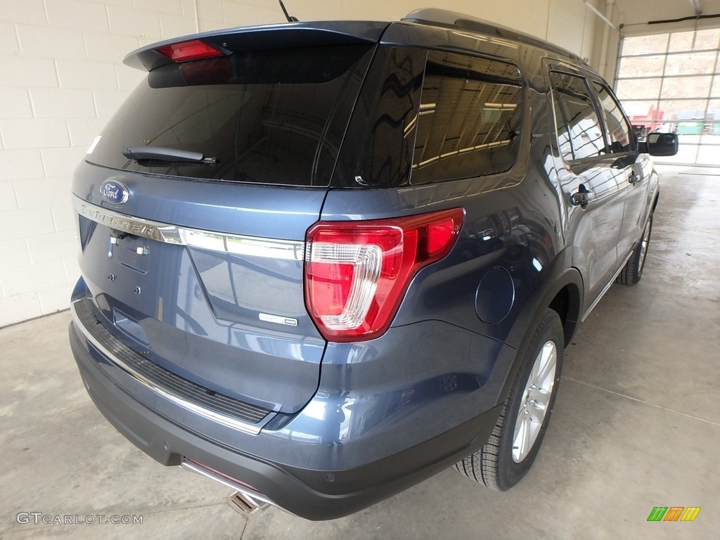 2018 Explorer XLT 4WD - Blue Metallic / Ebony Black photo #2
