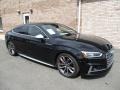 Brilliant Black 2018 Audi S5 Prestige Coupe Exterior