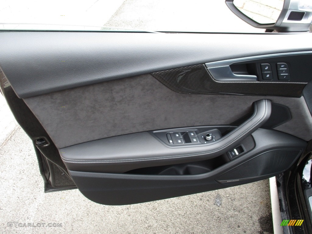 2018 Audi S5 Prestige Coupe Black Door Panel Photo #126532949