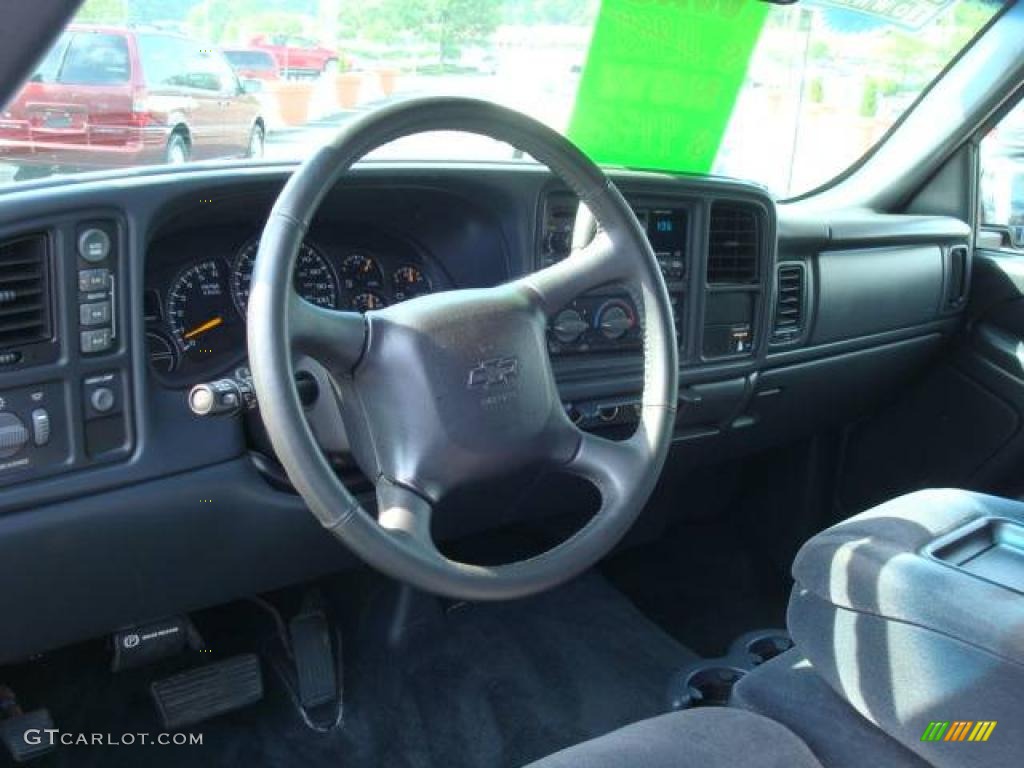 2001 Silverado 1500 LS Regular Cab 4x4 - Dark Carmine Red Metallic / Graphite photo #14