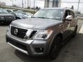 2017 Gun Metallic Nissan Armada Platinum 4x4  photo #7