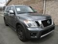 2017 Gun Metallic Nissan Armada Platinum 4x4  photo #9