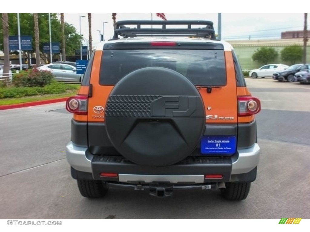 2014 FJ Cruiser 4WD - Magma Orange / Dark Charcoal photo #6