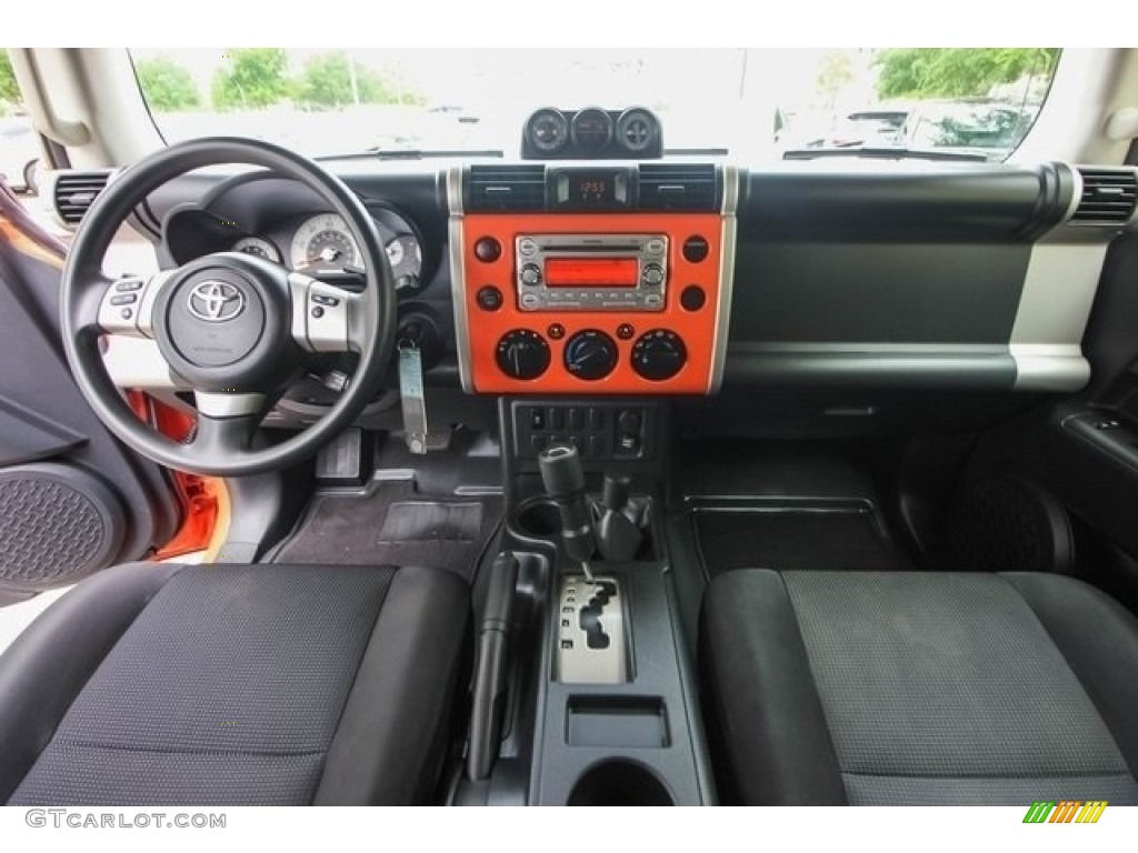 2014 FJ Cruiser 4WD - Magma Orange / Dark Charcoal photo #9
