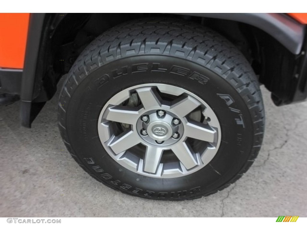 2014 FJ Cruiser 4WD - Magma Orange / Dark Charcoal photo #11