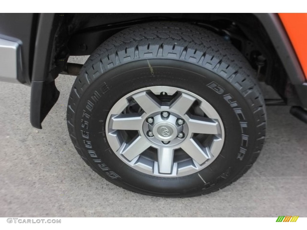 2014 FJ Cruiser 4WD - Magma Orange / Dark Charcoal photo #12