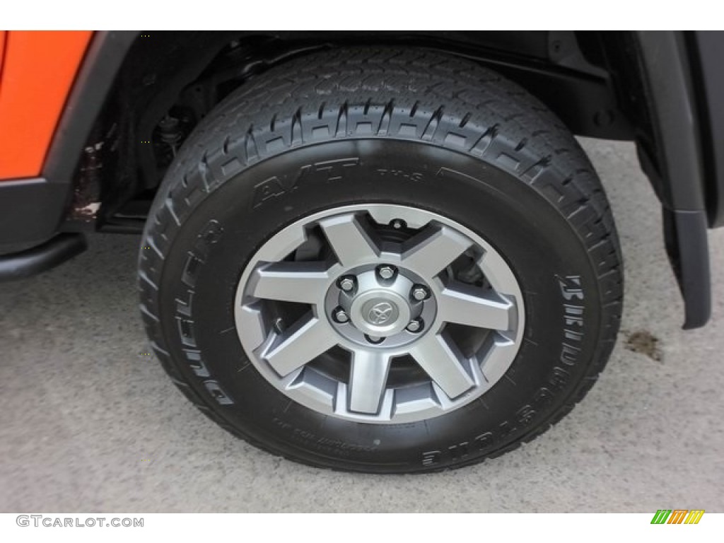 2014 FJ Cruiser 4WD - Magma Orange / Dark Charcoal photo #13