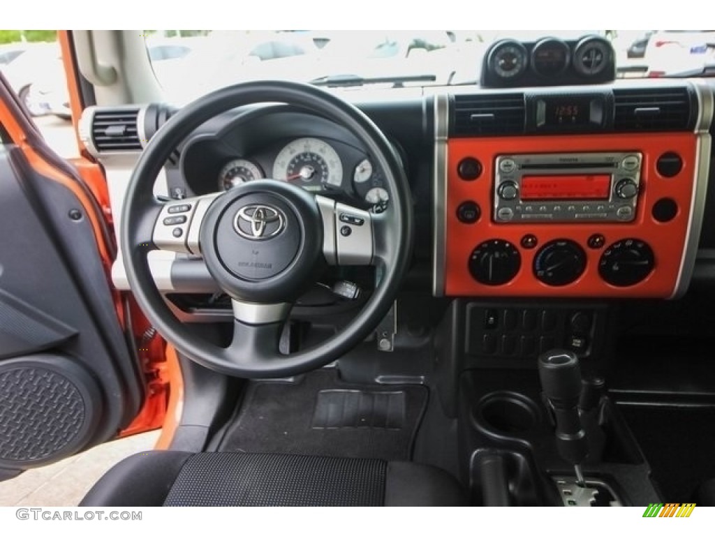 2014 FJ Cruiser 4WD - Magma Orange / Dark Charcoal photo #27