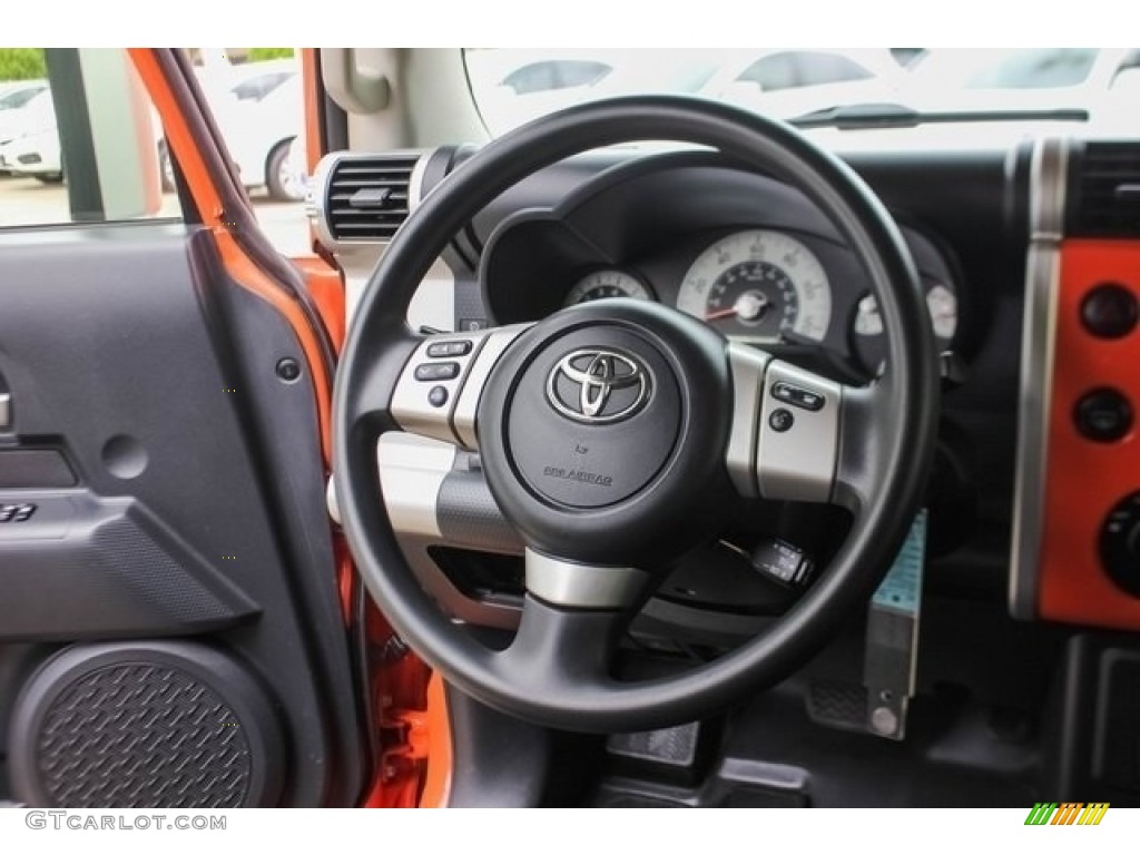 2014 FJ Cruiser 4WD - Magma Orange / Dark Charcoal photo #28