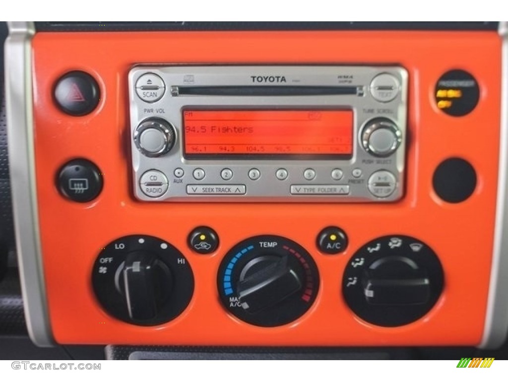 2014 FJ Cruiser 4WD - Magma Orange / Dark Charcoal photo #31