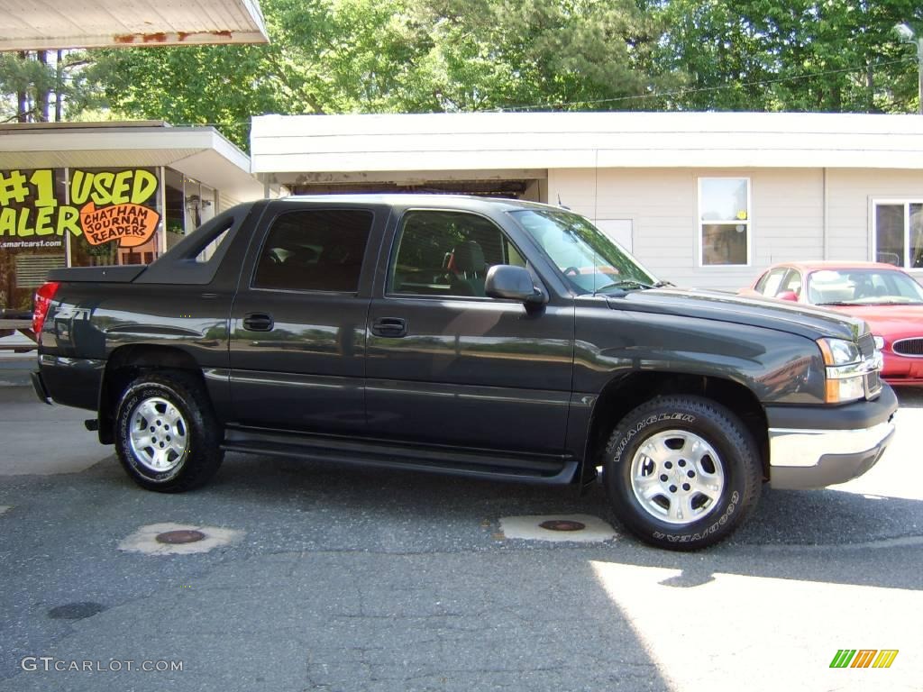2004 Avalanche 1500 Z71 4x4 - Dark Gray Metallic / Dark Charcoal photo #7