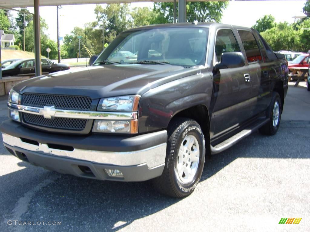 2004 Avalanche 1500 Z71 4x4 - Dark Gray Metallic / Dark Charcoal photo #10