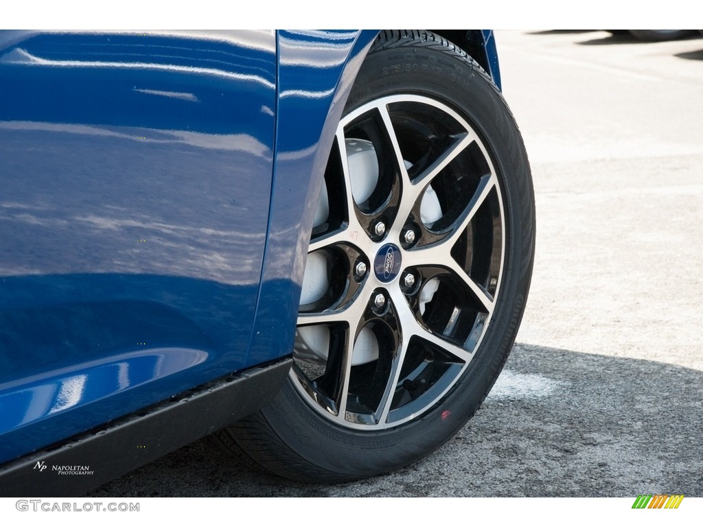 2018 Focus SEL Hatch - Blue Metallic / Charcoal Black photo #4