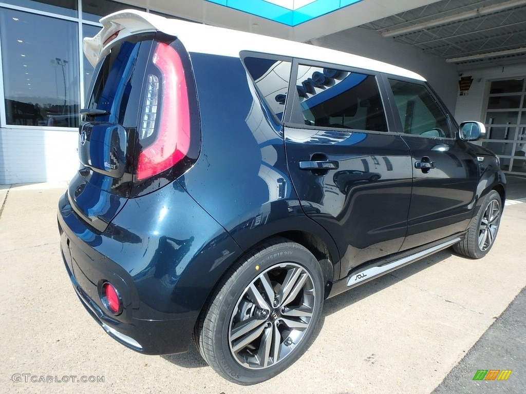 Mysterious Blue 2018 Kia Soul + Exterior Photo #126537425