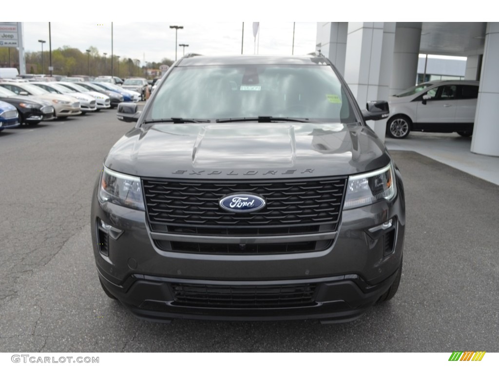 2018 Explorer Sport 4WD - Magnetic Metallic / Ebony Black photo #4