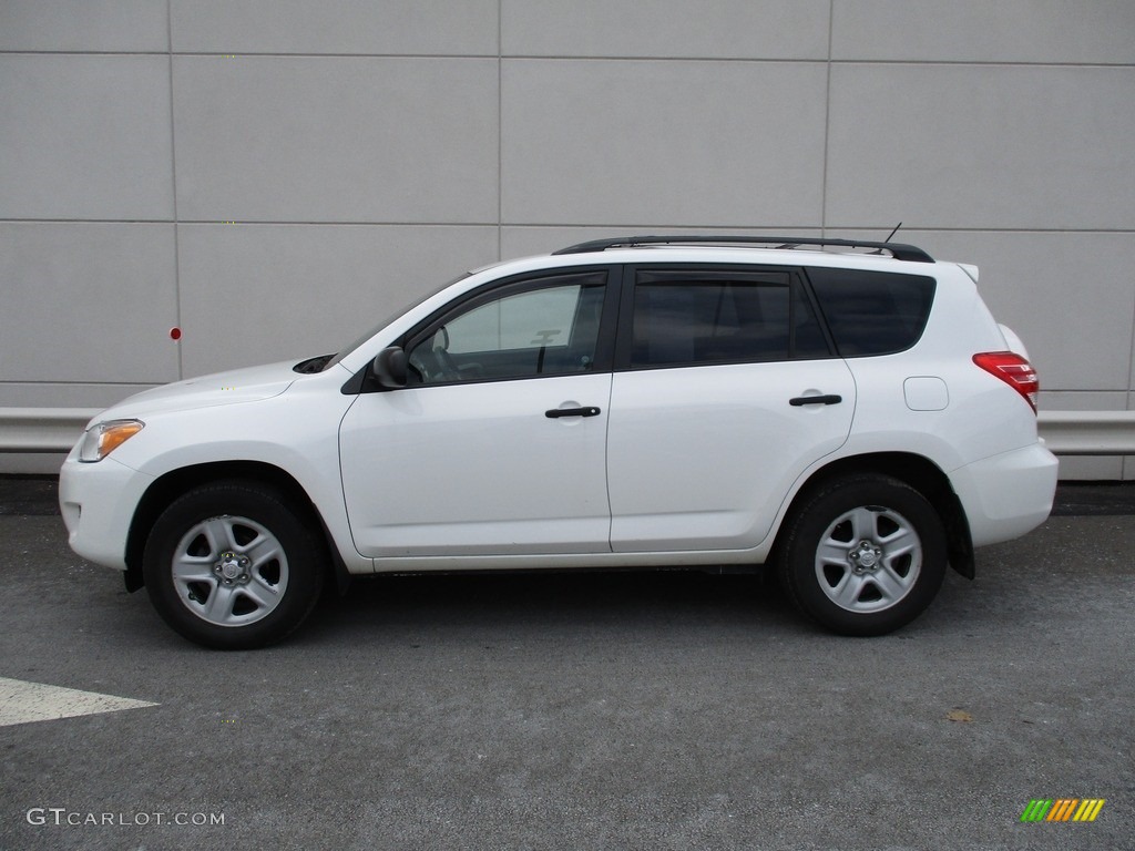 2011 RAV4 I4 4WD - Super White / Ash photo #2