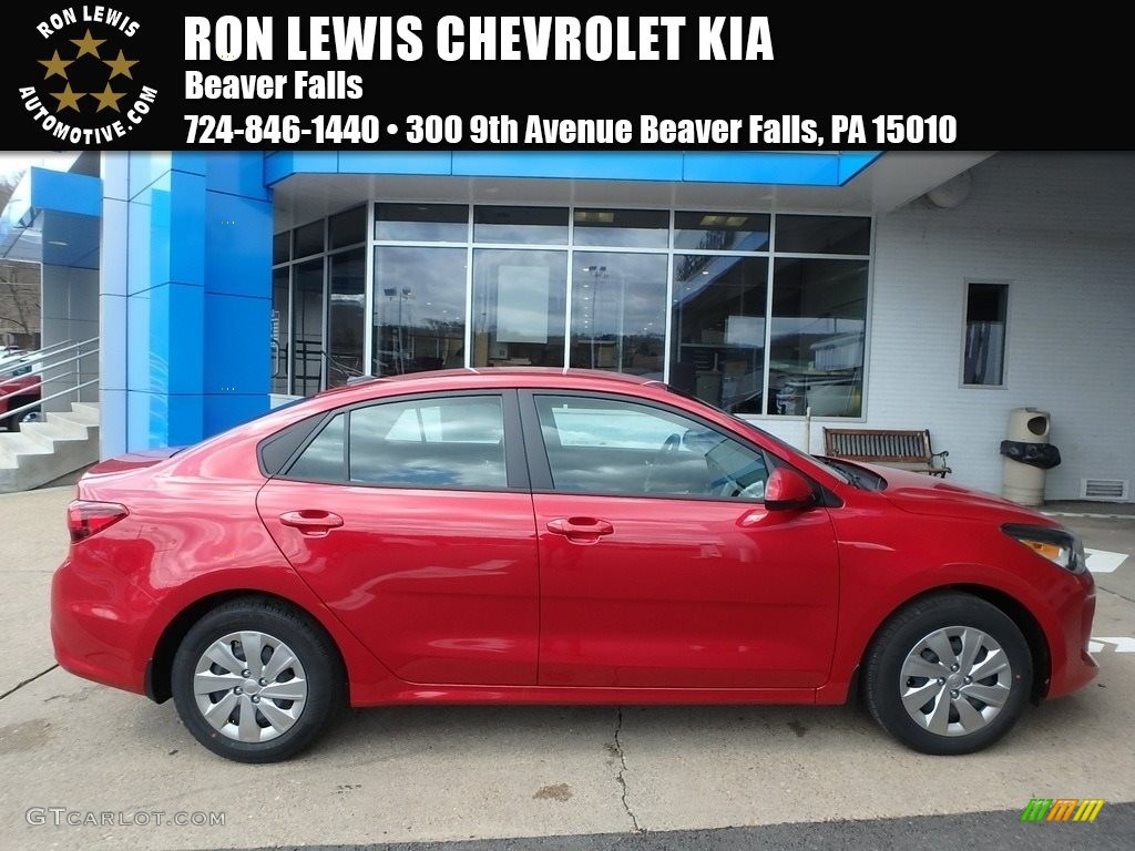 2018 Rio LX - Currant Red / Black photo #1