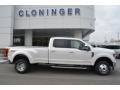 White Platinum - F350 Super Duty Lariat Crew Cab 4x4 Photo No. 2