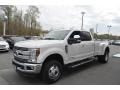 White Platinum - F350 Super Duty Lariat Crew Cab 4x4 Photo No. 4