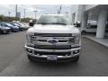 White Platinum - F350 Super Duty Lariat Crew Cab 4x4 Photo No. 5