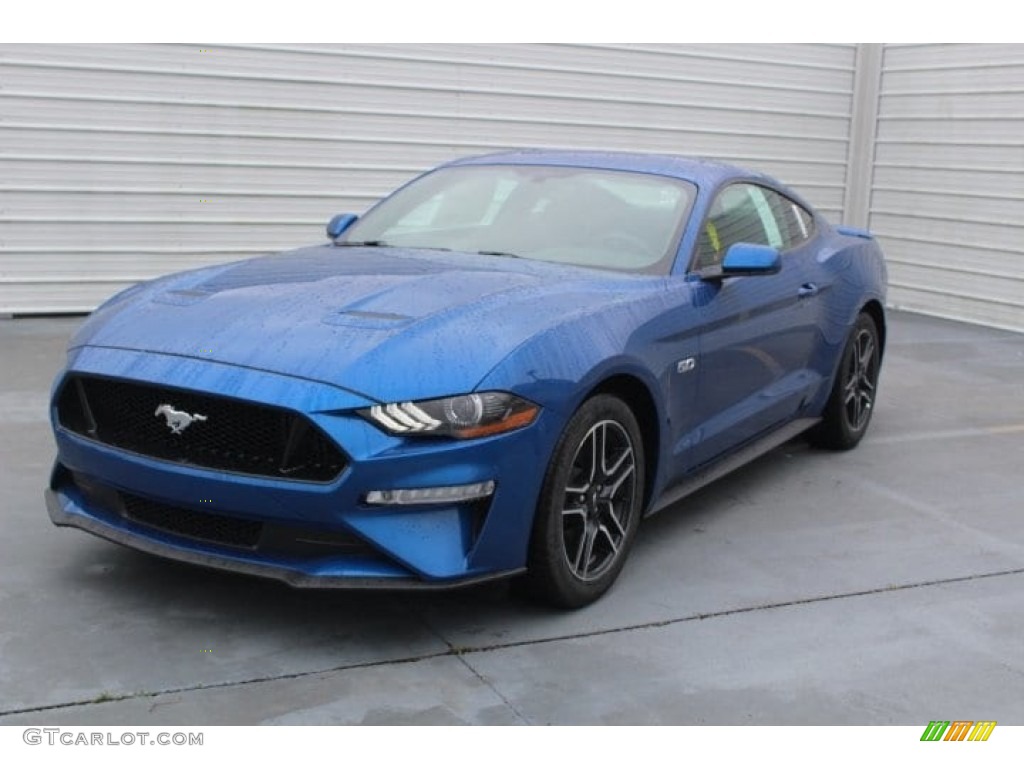 2018 Mustang GT Fastback - Lightning Blue / Ebony photo #3