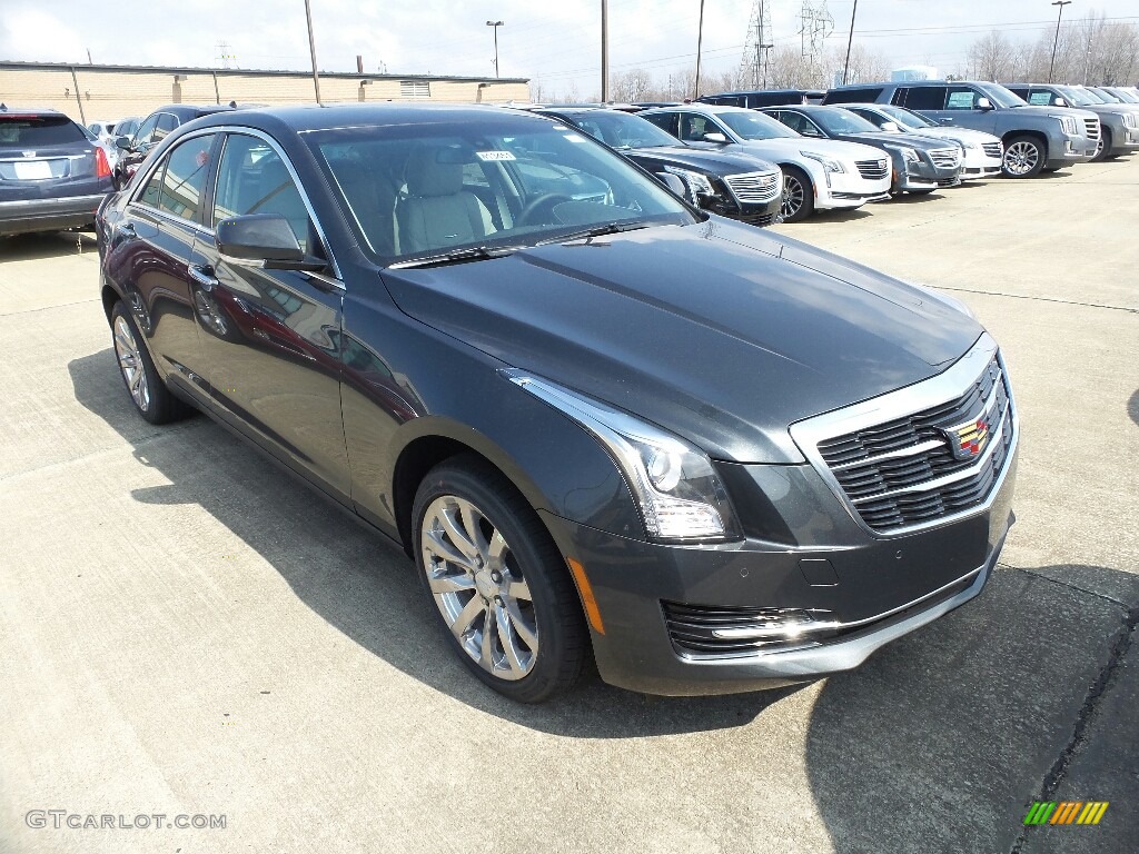 Phantom Gray Metallic 2018 Cadillac ATS Luxury AWD Exterior Photo #126541361