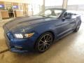 2017 Lightning Blue Ford Mustang EcoBoost Premium Convertible  photo #5