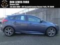 2018 Blue Metallic Ford Focus ST Hatch  photo #1
