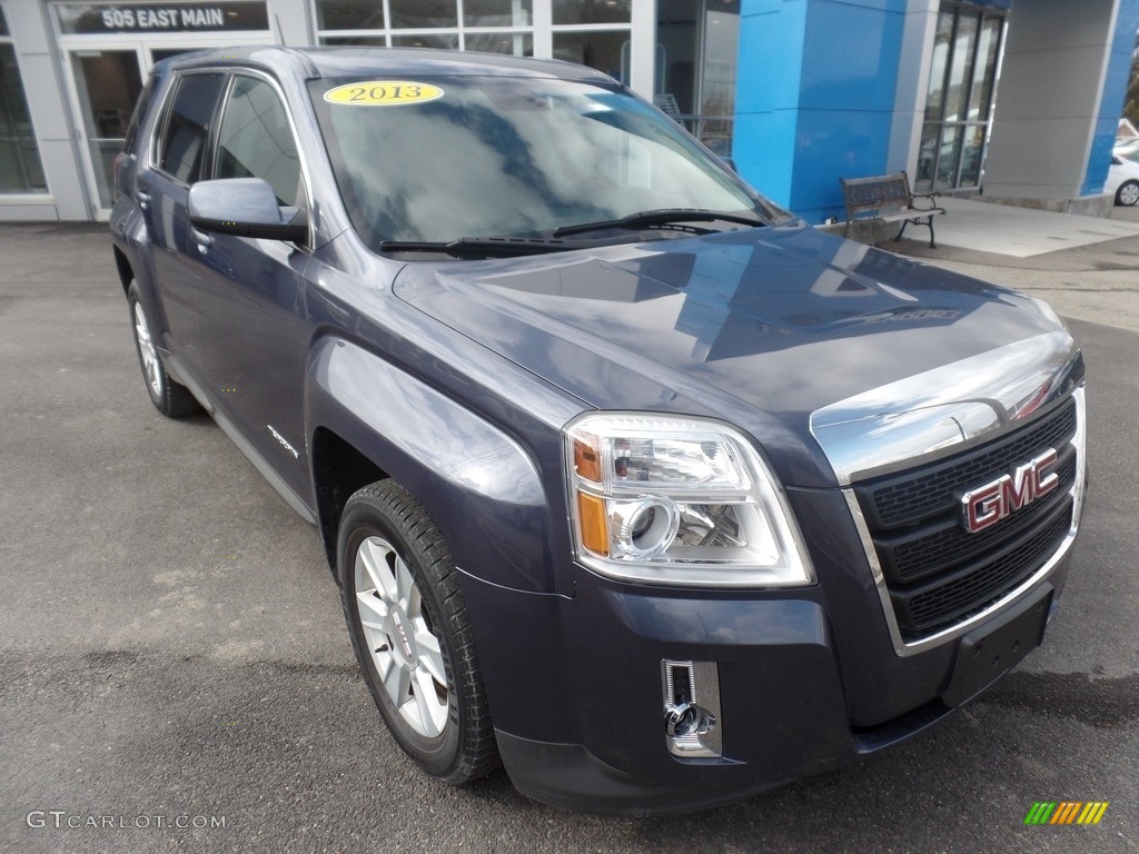 2013 Terrain SLE AWD - Atlantis Blue Metallic / Jet Black photo #1