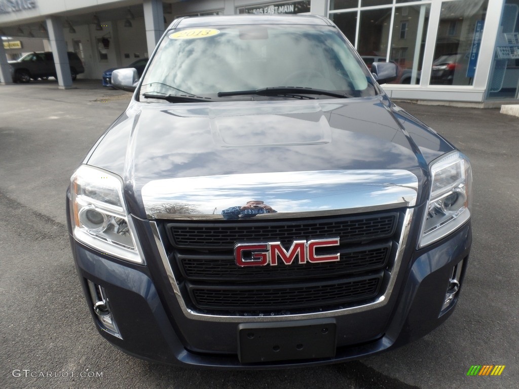 2013 Terrain SLE AWD - Atlantis Blue Metallic / Jet Black photo #2