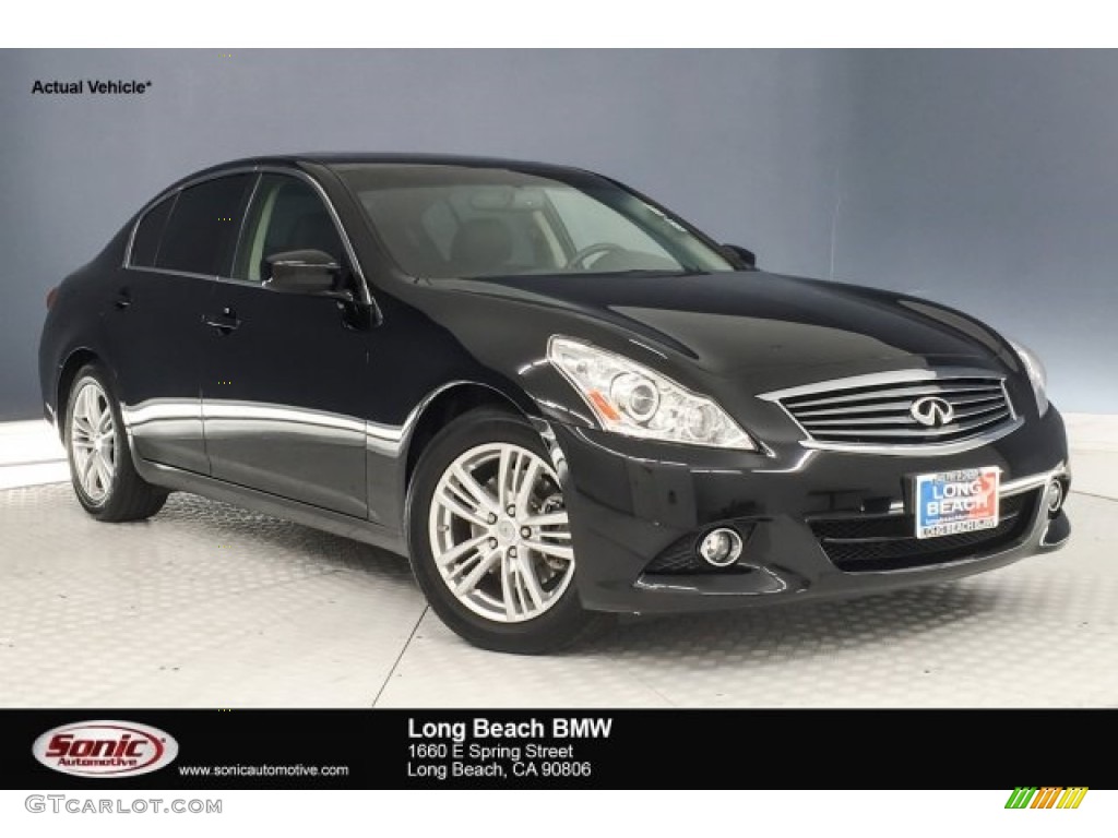 2013 G 37 Journey Sedan - Black Obsidian / Graphite photo #1