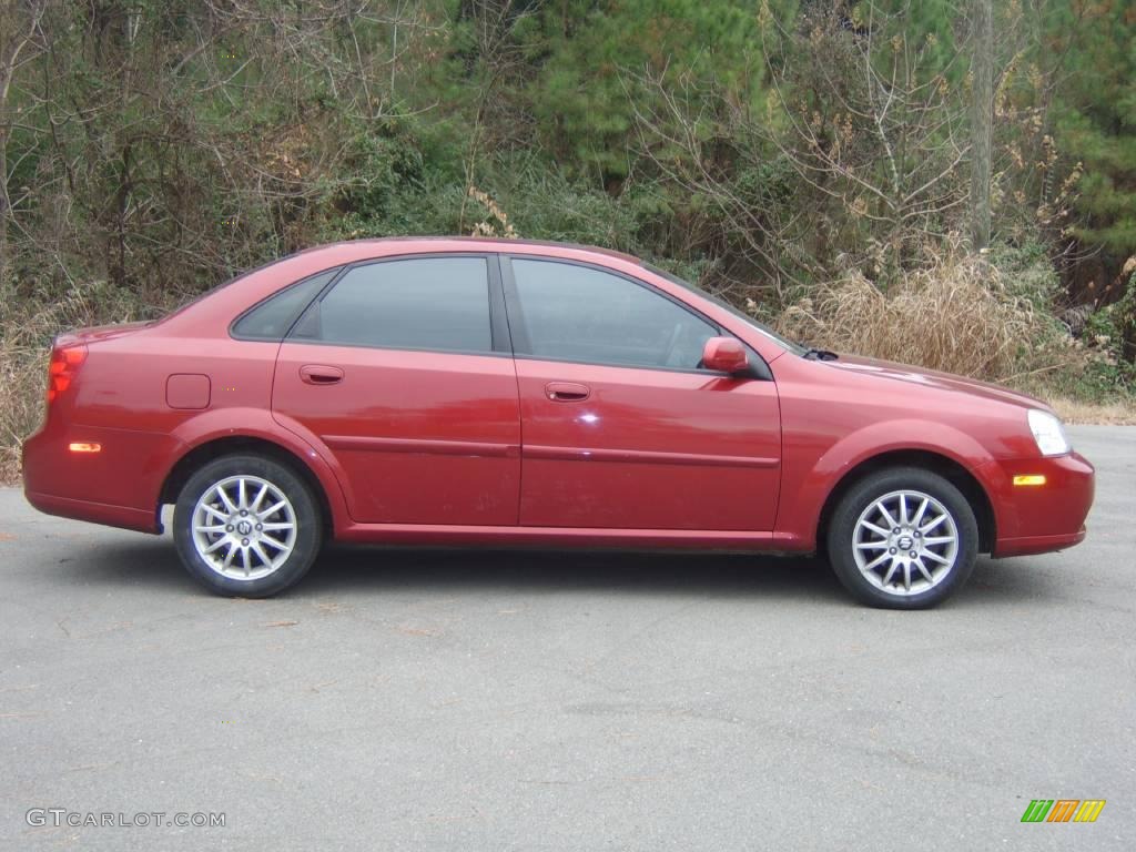 2004 Fusion Red Metallic Suzuki Forenza Lx 12634997 Photo 4